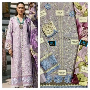 Lawn Embroidered Dress: LAWN4091
