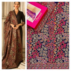 Embroidered Karandi Air jet Shawl Length 2.5 Yard