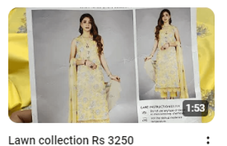 Casual Wear Lawn Fully Embroidered Dress Demo Video