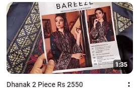 Dhanak Fabric Casual Wear Video Online Shopping Video