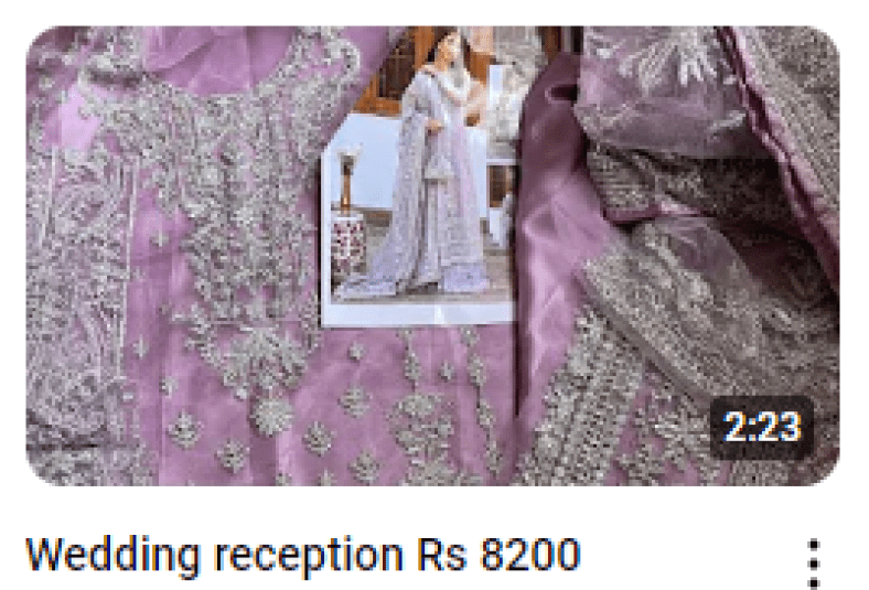 Embellished Wedding Wear Pakistani Dress Video