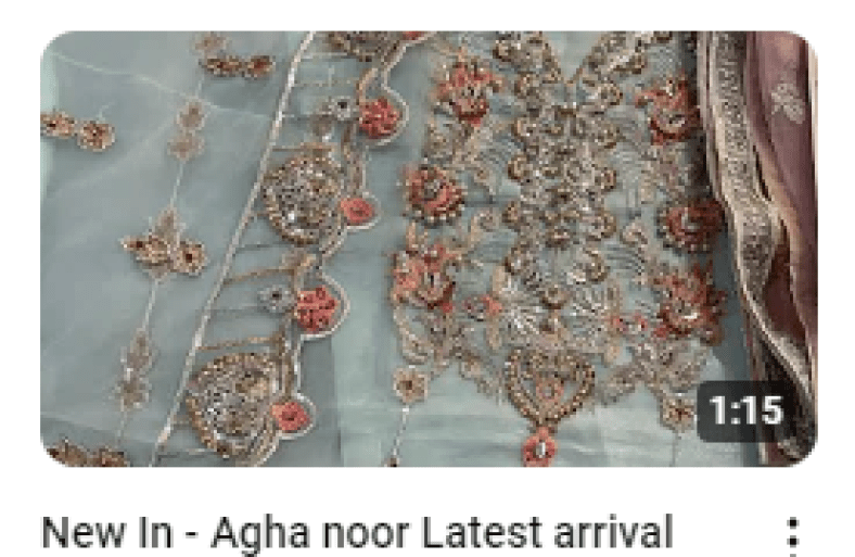 Handwork Embroidered Kurti 3 Piece Demo Video