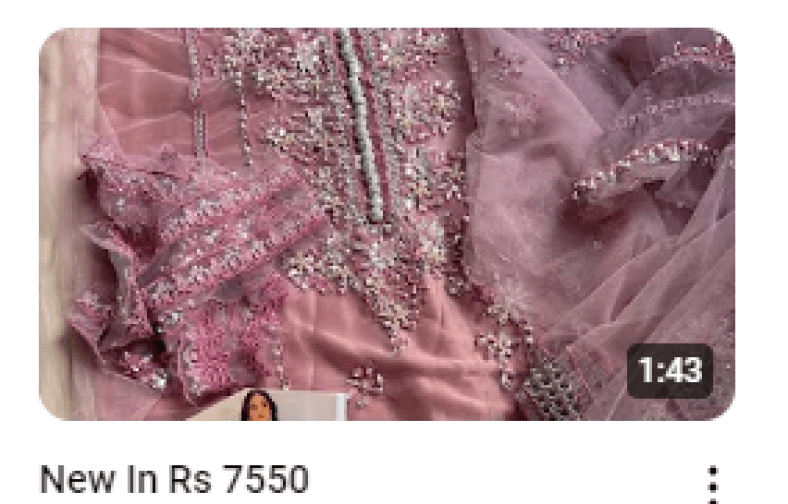 New Heavy Embroidered Wedding Wear Video