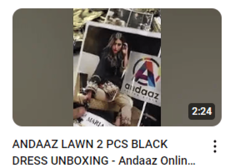 2 Pcs Black Lawn Neck Embroidered Dress Demo Video