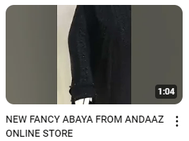 Black Fancy Abaya Demonstration Video