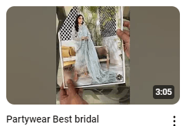 Elegant Chiffon Embroidered Party Wear Dress Demo Video