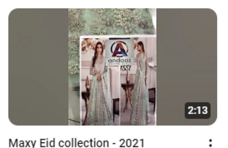 Elegant Embroidered Party Wear Maxy Demo Video