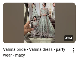 Heavy Embroidered Bridal Maxy Demonstration Video