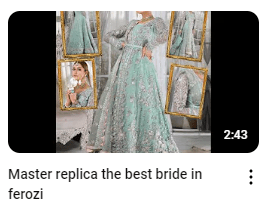 Heavy Embroidered Bridal Wear Maxy Demonstration Video
