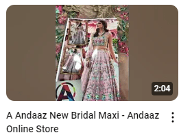 Heavy Embroidered Engagement Wear Bridal Lehenga Demo Video