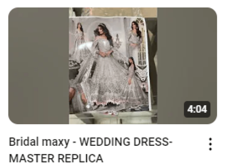 Heavy Embroidered Walima Bride Maxy Demo Video