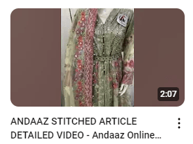 Heavy Hand work Embroidered Maxy Demo Video