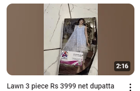 Lawn Fully Embroidered Party Wear Dress Demo Video