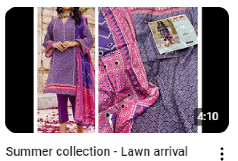 Lawn Printed Many In One Dress Demo Video