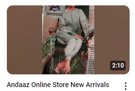 Swiss Lawn Embroidered Two In One Dress Demo Video