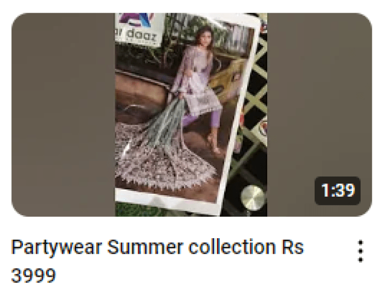 Swiss Lawn Printed With Heavy Embroidered Dupatta Dress Video