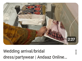 White Heavy Embroidered Bridal Lehenga Demo Video