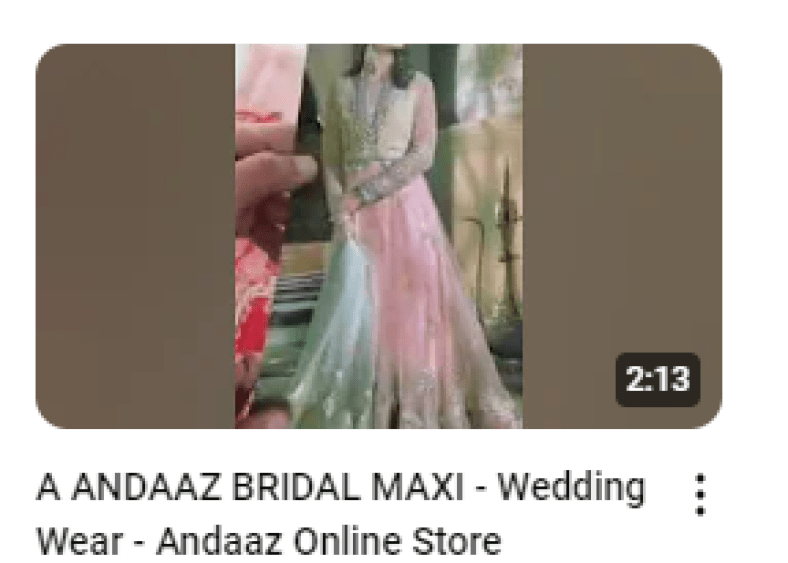 Heavy Mirror Work Embroidered Wedding Wear Maxy Demo Video