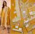 Crimson Luxury Swiss Lawn Mustard Dress