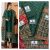 Green Organza Luxury Embroidered Dress